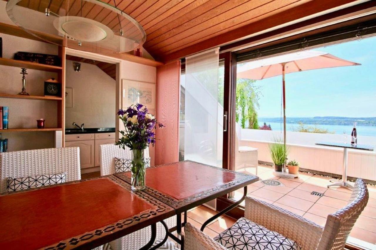 Ferienwohnung Mit Seeblick Und Dachterrasse In Ueberlingen Eksteriør billede