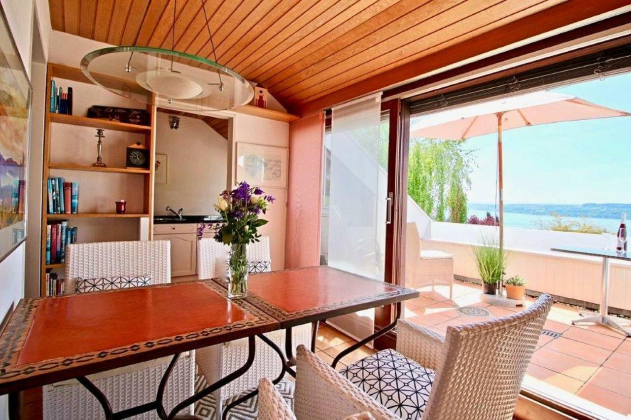 Ferienwohnung Mit Seeblick Und Dachterrasse In Ueberlingen Eksteriør billede